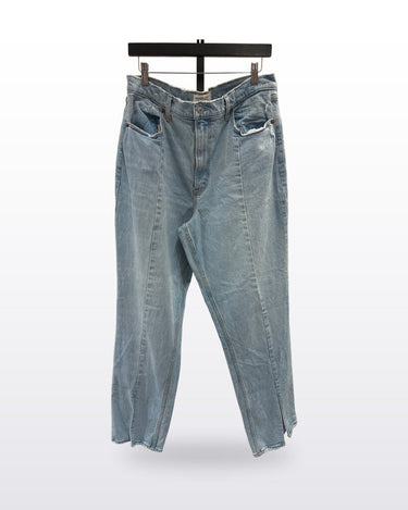 Abercrombie & Fitch Curve Love '90s Straight Ultra High Rise Light Wash Jeans sz 32/14R