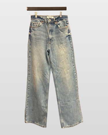 Reformation Jeans Light Wash Straight Leg Denim Size 26 sz 26