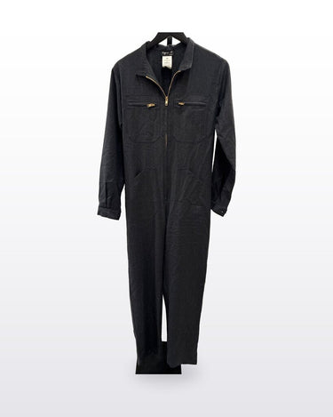 agnès b. Wool Long-Sleeve Utility Jumpsuit Size 40 sz 40
