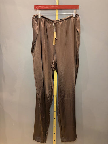 SKIMS Brown Satin Wide Leg Pants Size 3X sz 3X