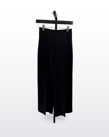Zara Woman Black Wide Leg Trousers sz XS