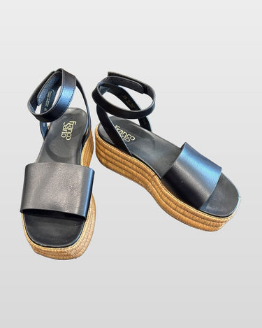 Franco Sarto Sienna Espadrille Platform Sandals sz 8.5M