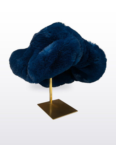 Emma Brewin Teal Faux Fur Hat