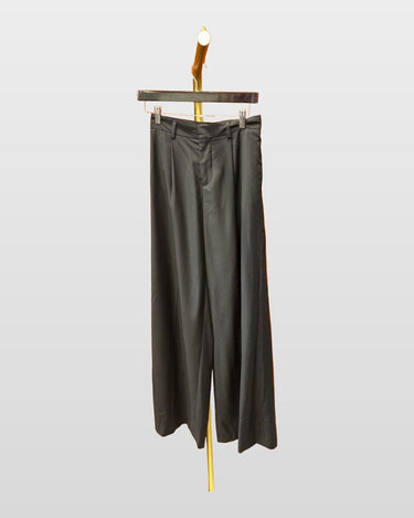 Amiri Black Pleated Wide Leg Pants Size 38 sz 38