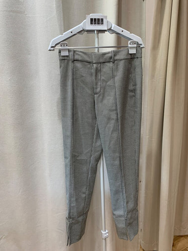 Houndstooth Tapered Ankle Pants sz 4
