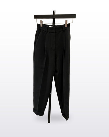 Wilfred Black Pleated Tapered Cuffed Pants sz 00