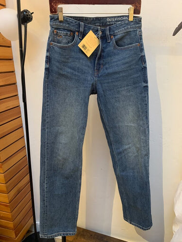 Outerknown The Scout Straight SEA Jeans in DEI Wash Size 27 NWT sz 27
