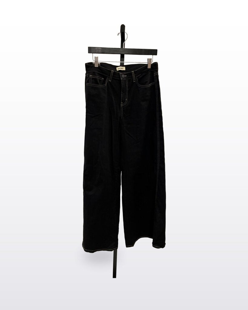 L'Agence Black Straight-Leg Jeans sz 26