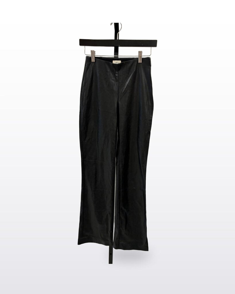Wilfred Black Faux Leather Pants sz 0