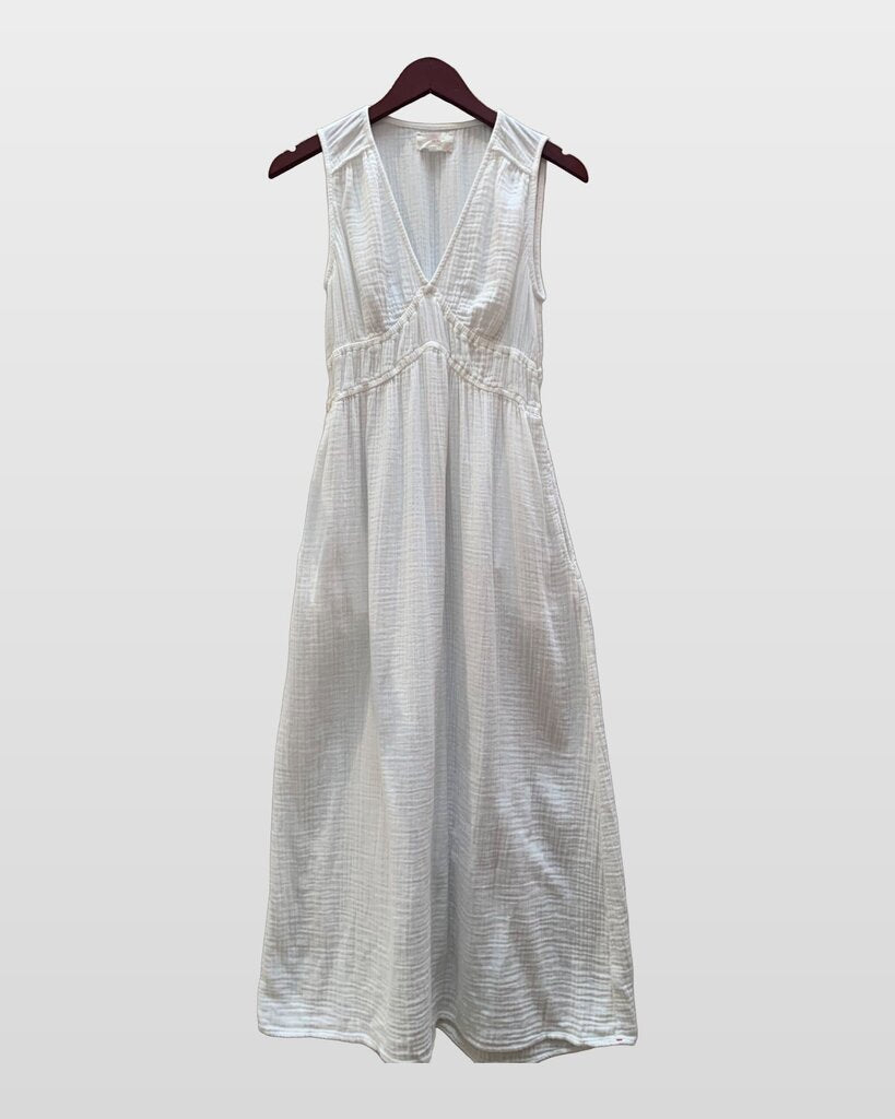 Xirena White Gauze Maxi Dress sz S