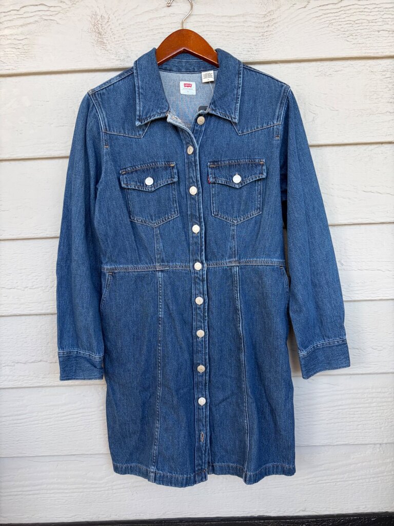 Levi's The Western Denim Mini Dress sz L