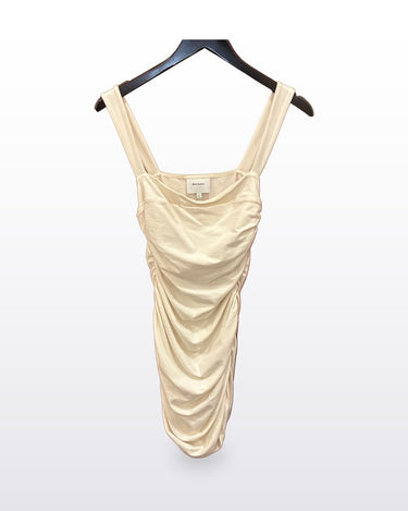 Reformation Ruched Sleeveless Midi Dress sz S