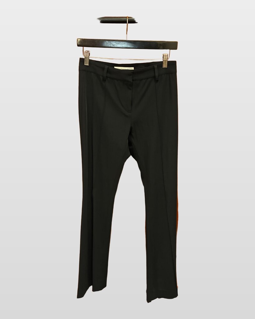 Veronica Beard Black Pintuck Trousers sz 4