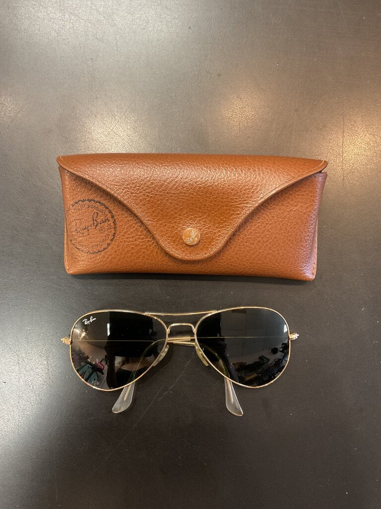 Ray-Ban Aviator Sunglasses with Case as-is