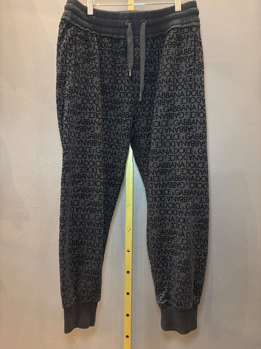 Dolce & Gabbana All-Over Logo Jogger Pants sz 48