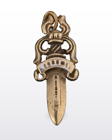 Chrome Hearts Sterling Silver Dagger Pendant Charm