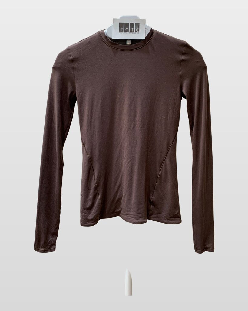 Lululemon Brown Long Sleeve Top sz XS/TP