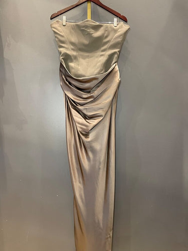 House of CB White Corset Midi Dress sz L+