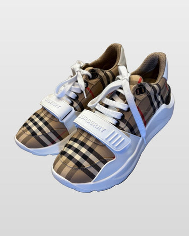 Burberry Vintage Check Ramsey Low-Top Sneakers sz 39 1/2