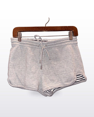 Theory Heather Grey Drawstring Sweat Shorts sz P