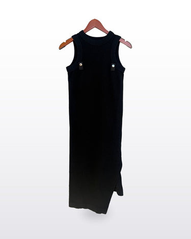 Sacai Ribbed Sleeveless Midi Dress sz 1
