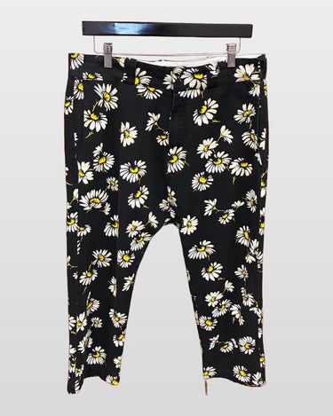R13 Daisy on Black Workman Drop Pants sz 27