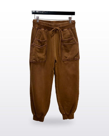 R13 Light Brown Layered Pocket Sweatpant Joggers sz S