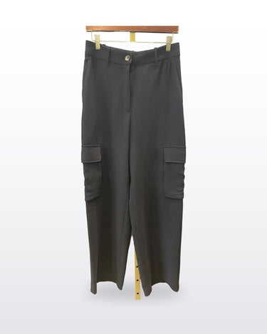 Wilfred Black Wide Leg Cargo Pants sz 6