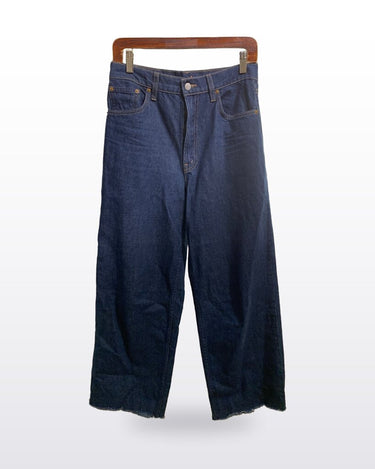 Mother Snacks The Fun Dip Ankle Fray Jeans in Cold Brew sz 25