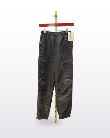 Balenciaga Nylon Logo Track Cargo Pants sz 23