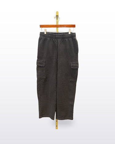 Tna Cozy Fleece Cargo Sweatpants in Black sz S