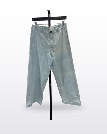 Ella Moss Light Wash Cropped Wide-Leg Pants sz 12