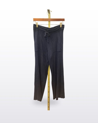 Splendid Ribbed Knit Drawstring Wide Leg Pants sz M