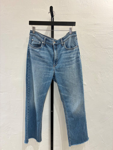 rag & bone Straight Leg Raw Hem Jeans sz 32