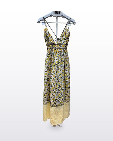 J.Crew Floral Long Sleeveless Dress sz L