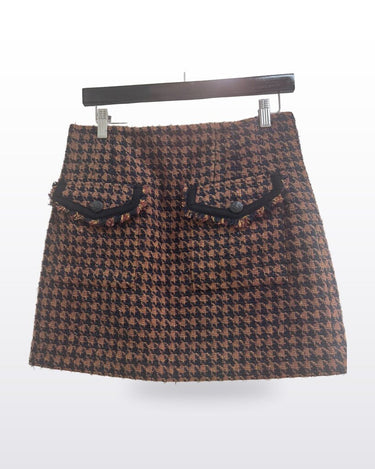 Veronica Beard Adriel Skirt in Cognac Multi sz 6