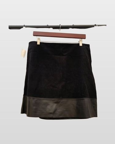 Sanctuary Suede Leather Hem Mini Skirt sz 10