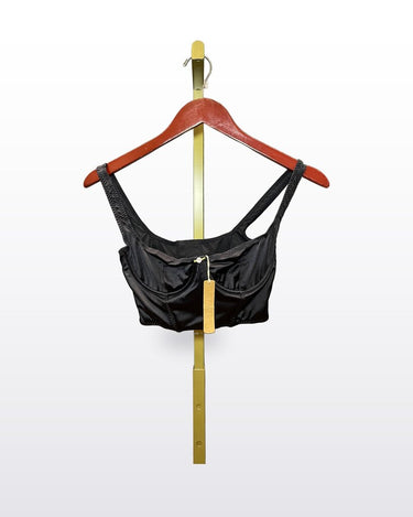 SKIMS Black Underwire Corset Bralette sz XS