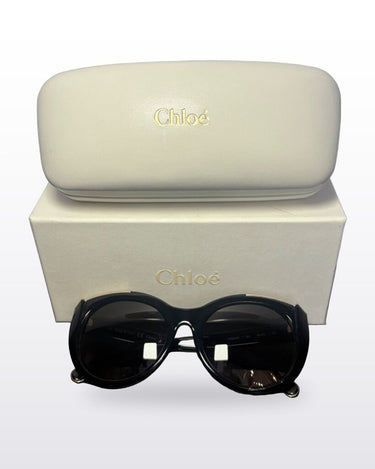 Chloé Oversized Black Sunglasses