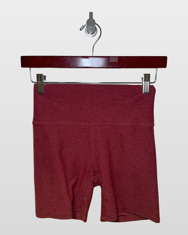 Vuori Heathered Red Athletic Bike Shorts sz Xs