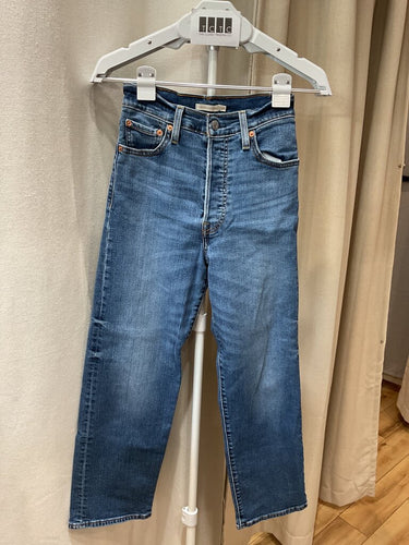 Levi's Ribcage Straight Ankle Jeans sz 26
