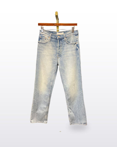 Mother Light Wash Straight Leg Jeans sz 27