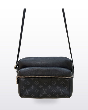 Louis Vuitton Monogram Eclipse & Taiga Leather Outdoor Messenger Crossbody Bag