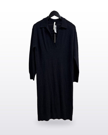 Babaton Black Long-Sleeve Knit Dress sz XS