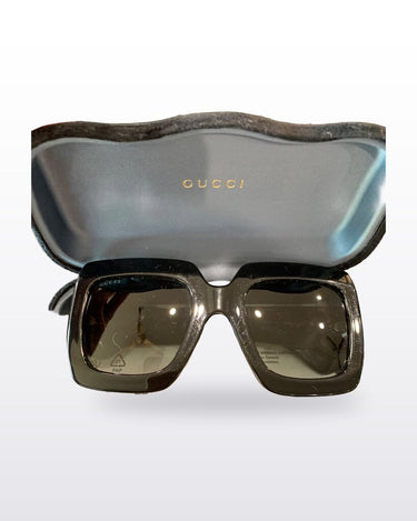 Gucci Square Oversized Sunglasses with Interlocking G Logo