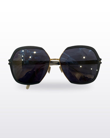 Mykita Black & Gold Decades Sun Felicia Sunglasses sz 60 [] 15
