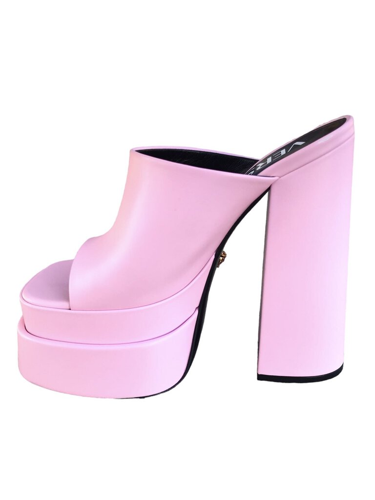 Versace Aevitas Pink Platform Mules US 8/EU 38