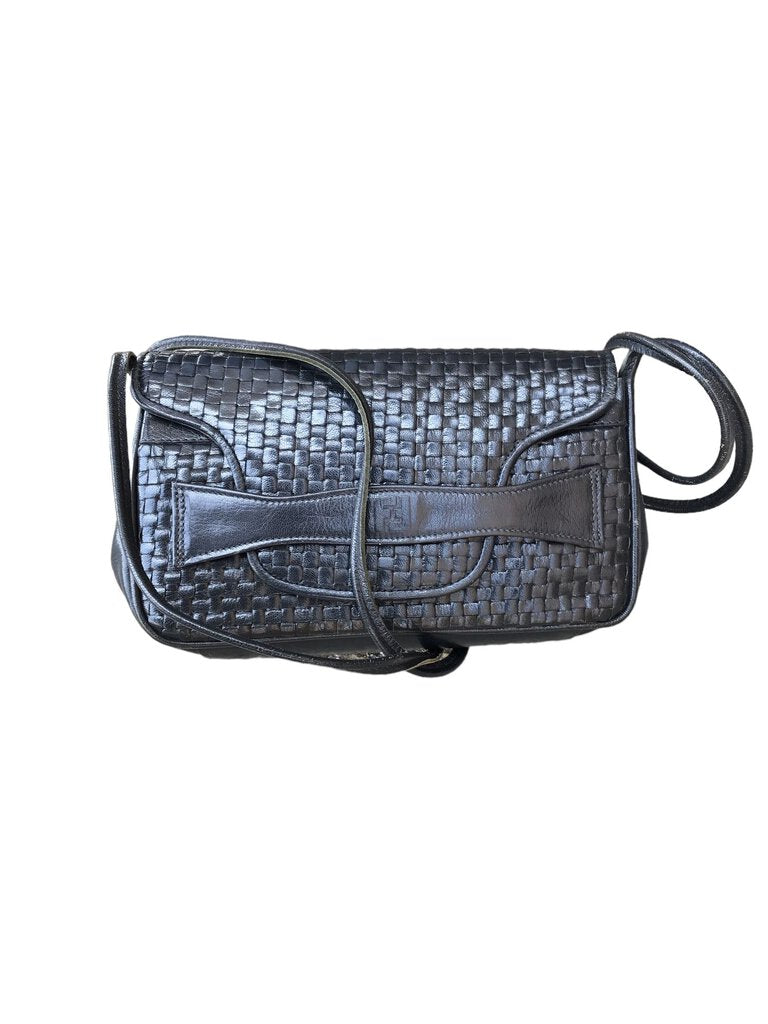 Fendi Woven Leather Crossbody Bag