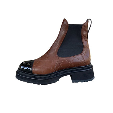 Chanel Quilted Chelsea Boots - US 8.5 / EU 38