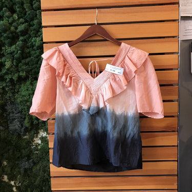 tie dye ruffle